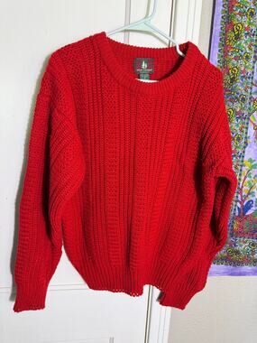 Vintage 90s High Sierra Red Sweater Mens S Mervyns
